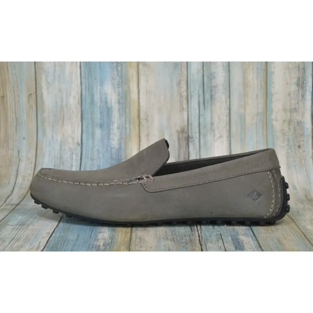 Sperry Hamilton II Men's Size 12 Driving Moccasins Loafer Venetian Grey STS21684